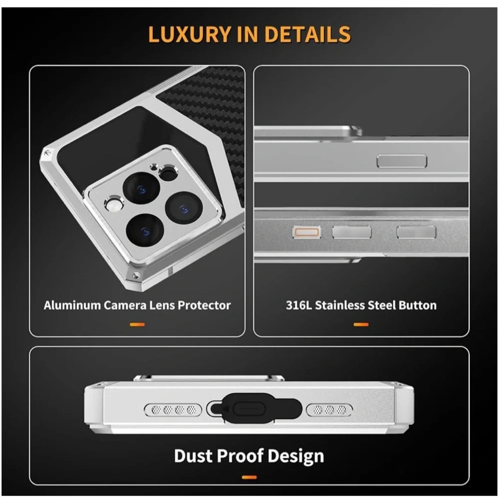 Hualimei luxury case for iPhone 15 pro